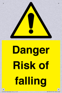 WV12812: Danger Risk of falling