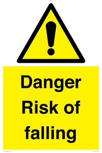 WV12812: Danger Risk of falling