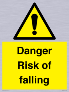 WV12812: Danger Risk of falling