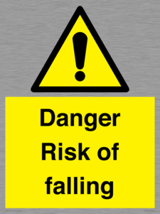 WV12812: Danger Risk of falling