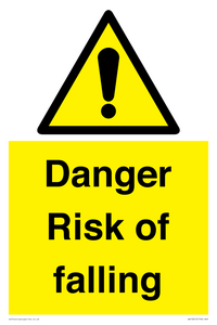 WV12812: Danger Risk of falling