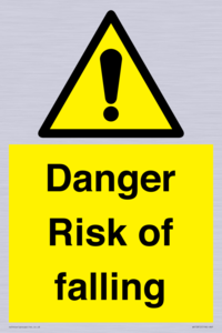 WV12812: Danger Risk of falling