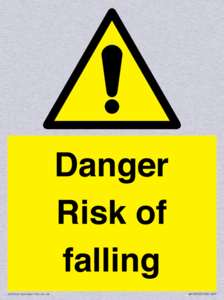 WV12812: Danger Risk of falling
