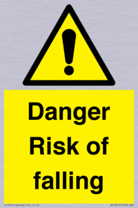 WV12812: Danger Risk of falling