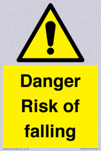 WV12812: Danger Risk of falling