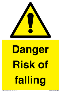 WV12812: Danger Risk of falling