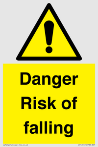 WV12812: Danger Risk of falling