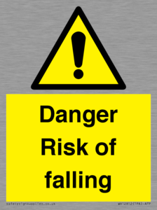 WV12812: Danger Risk of falling