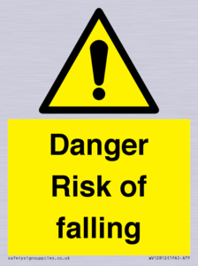 WV12812: Danger Risk of falling