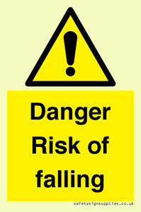 WV12812: Danger Risk of falling