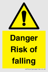 WV12812: Danger Risk of falling