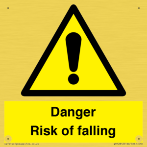 WV12812: Danger Risk of falling
