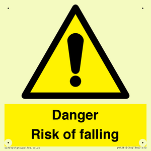WV12812: Danger Risk of falling