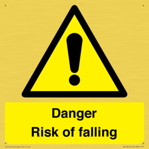 WV12812: Danger Risk of falling