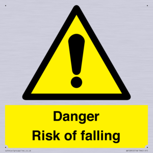 WV12812: Danger Risk of falling
