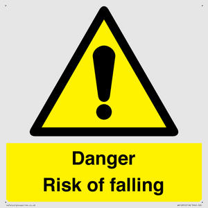 WV12812: Danger Risk of falling