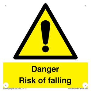 WV12812: Danger Risk of falling