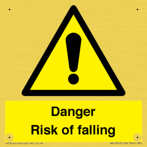 WV12812: Danger Risk of falling