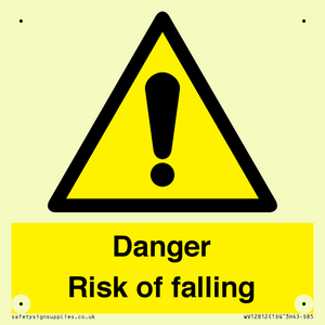 WV12812: Danger Risk of falling