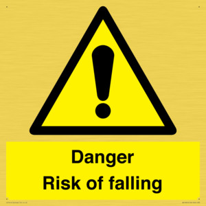 WV12812: Danger Risk of falling