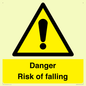 WV12812: Danger Risk of falling