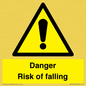 WV12812: Danger Risk of falling