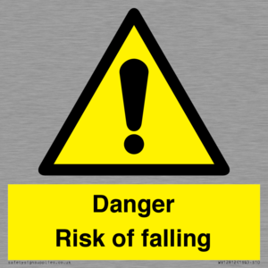WV12812: Danger Risk of falling