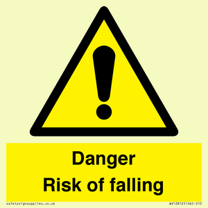 WV12812: Danger Risk of falling