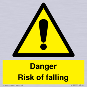 WV12812: Danger Risk of falling