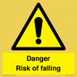 WV12812: Danger Risk of falling