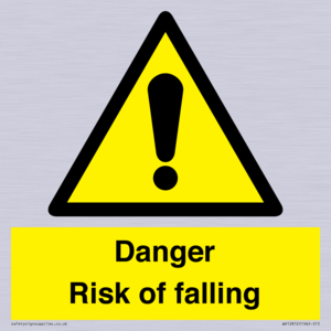 WV12812: Danger Risk of falling
