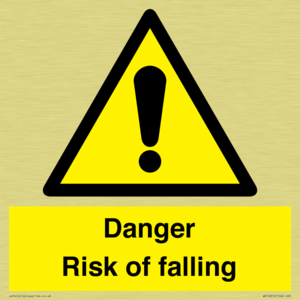 WV12812: Danger Risk of falling