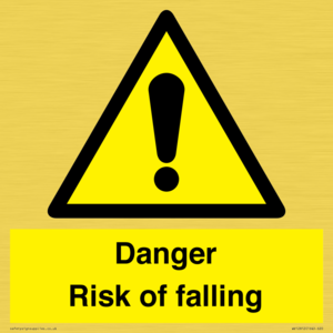 WV12812: Danger Risk of falling