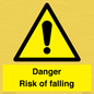 WV12812: Danger Risk of falling
