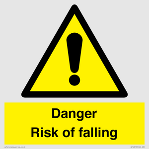 WV12812: Danger Risk of falling