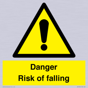 WV12812: Danger Risk of falling