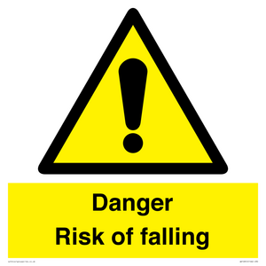 WV12812: Danger Risk of falling