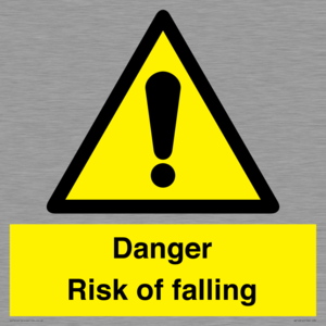WV12812: Danger Risk of falling