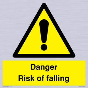 WV12812: Danger Risk of falling