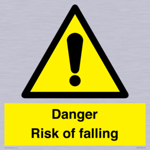 WV12812: Danger Risk of falling