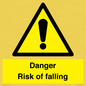 WV12812: Danger Risk of falling