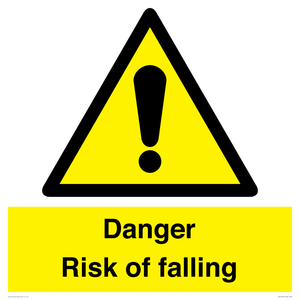 WV12812: Danger Risk of falling