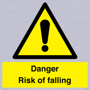 WV12812: Danger Risk of falling