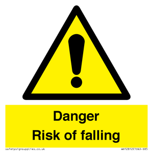 WV12812: Danger Risk of falling