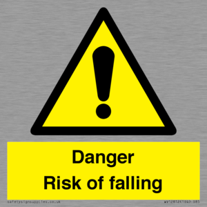 WV12812: Danger Risk of falling