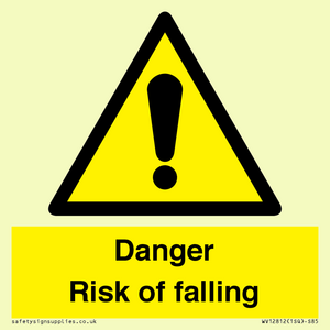 WV12812: Danger Risk of falling