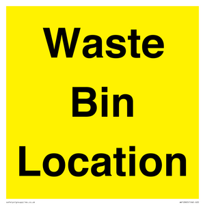 WV12865: Waste Bin Location