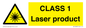 WV12883: CLASS 1 Laser product