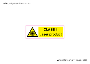 WV12883: CLASS 1 Laser product