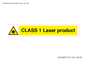 WV12883: CLASS 1 Laser product